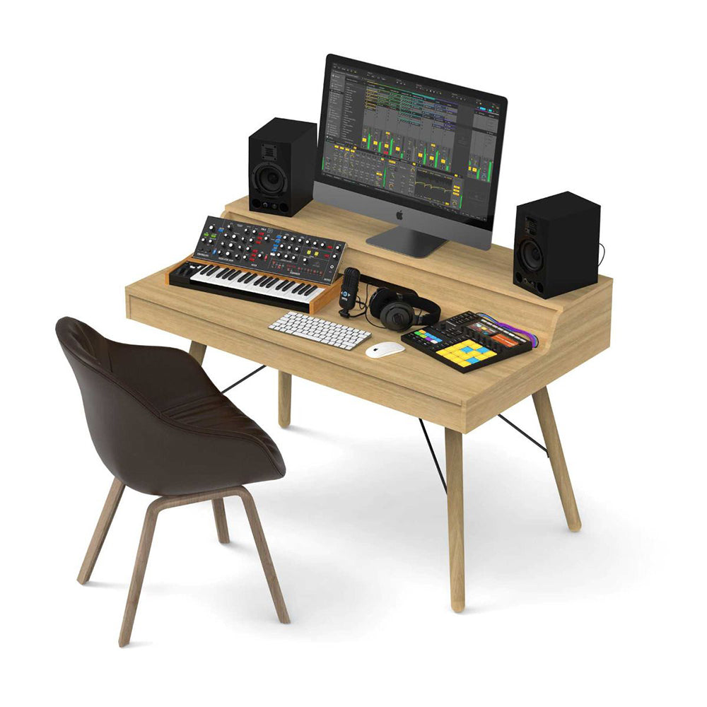 Glorious VINTAGE-STATION DJ Table and Studio Workstation