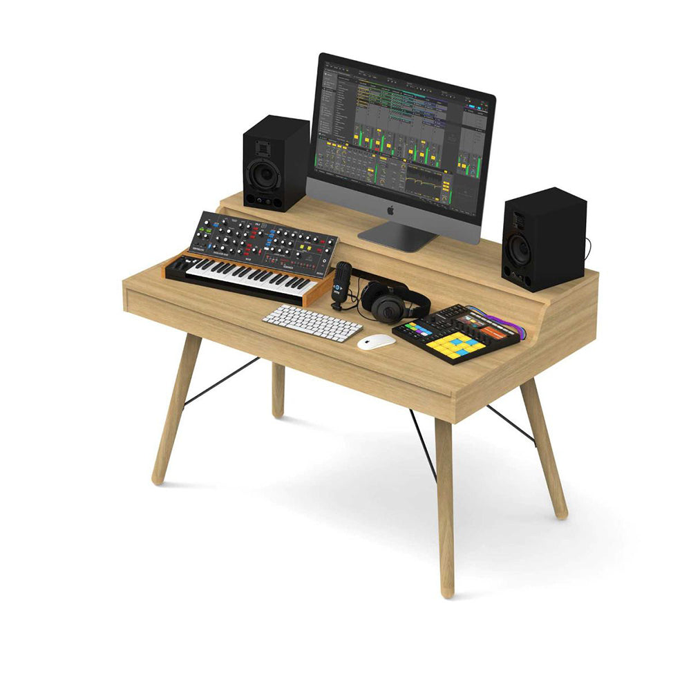 Glorious VINTAGE-STATION DJ Table and Studio Workstation
