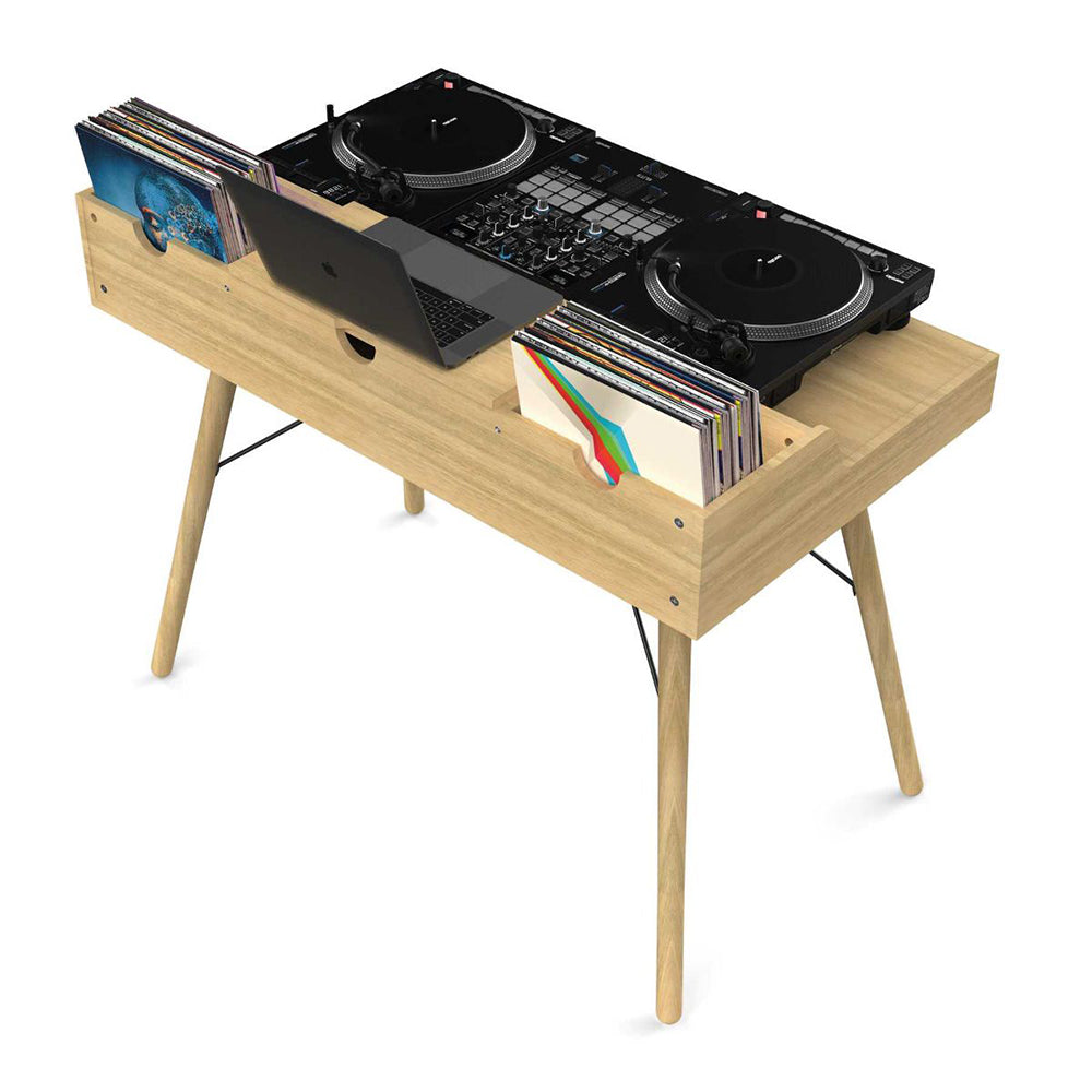 Glorious VINTAGE-STATION DJ Table and Studio Workstation