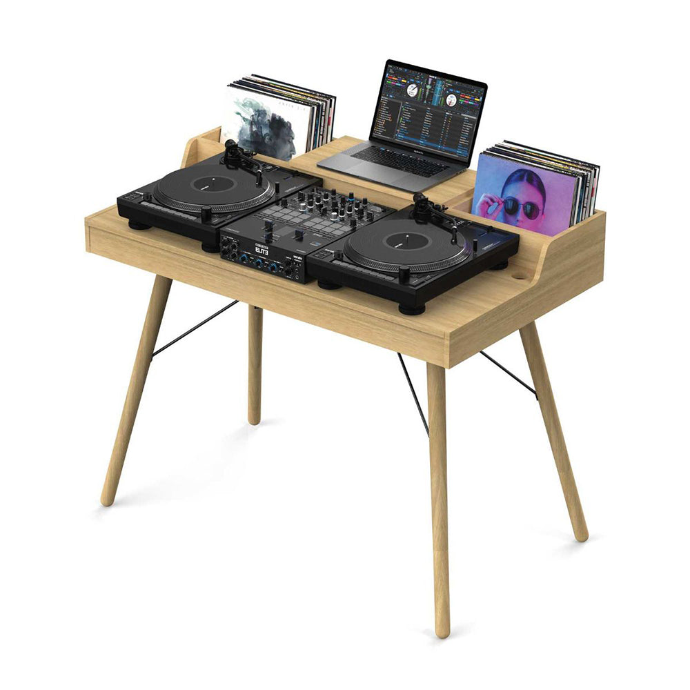 Glorious VINTAGE-STATION DJ Table and Studio Workstation