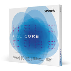 D'Addario Helicore Cello String Set, 4/4 Scale, Heavy Tension
