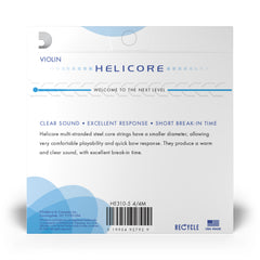 D'Addario Helicore Violin 5-String Set, 4/4 Scale, Medium Tension