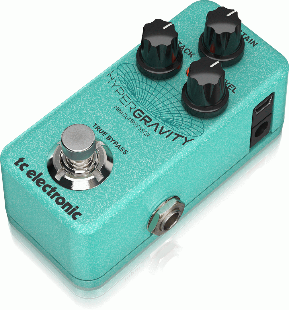 THE TC ELECTRONIC HYPERGRAVITY MINI COMPRESSOR