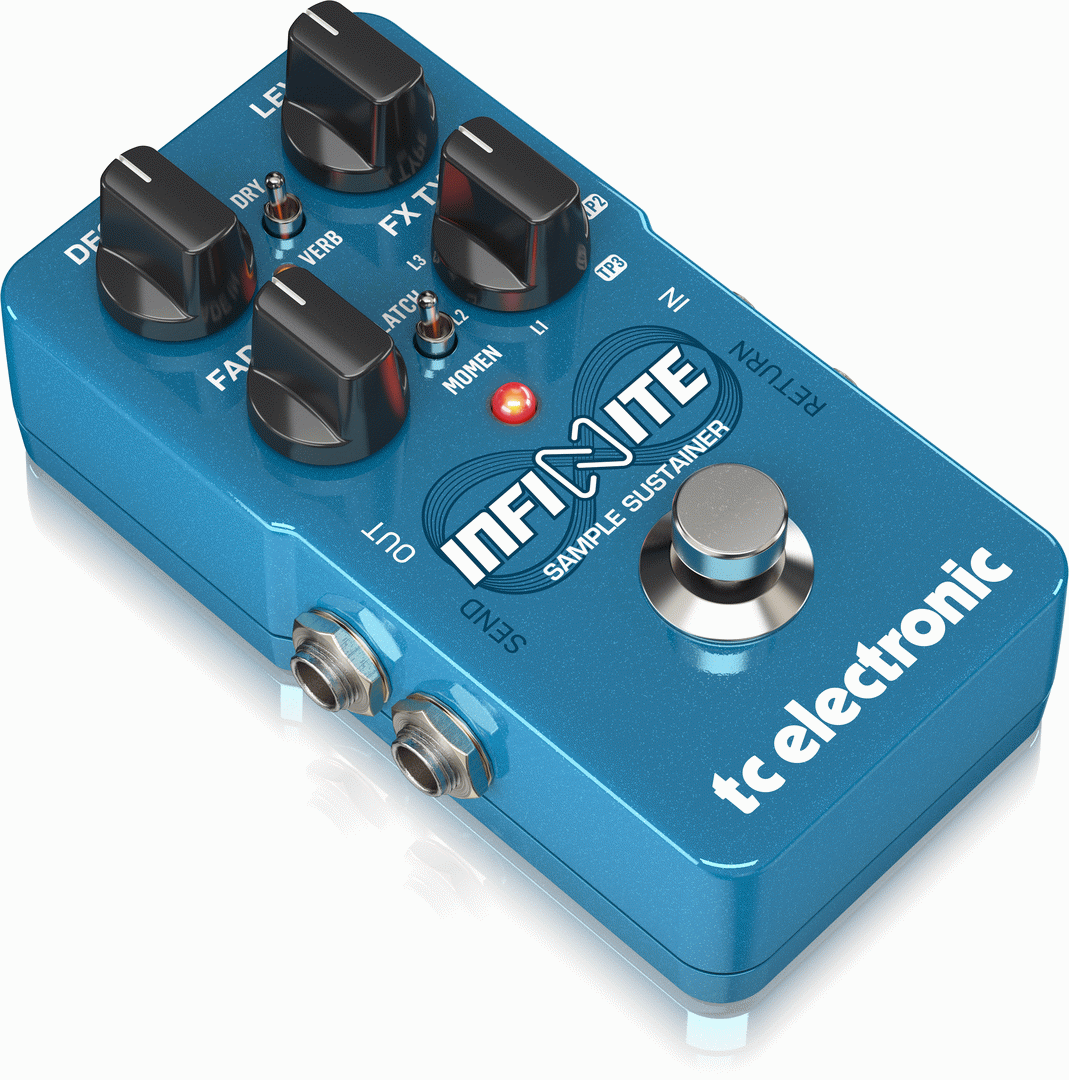 THE TC ELECTRONIC INFINITE SAMPLE SUSTAINER PEDAL