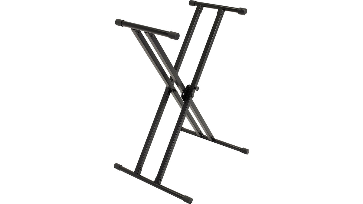 Ultimate Support IQ-X-2000 Double-braced X-style Keyboard Stand with Memory Lock System - Load Capacity: 150 lbs.