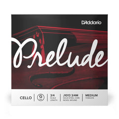 D'Addario Prelude Cello Single G String, 3/4 Scale, Medium Tension