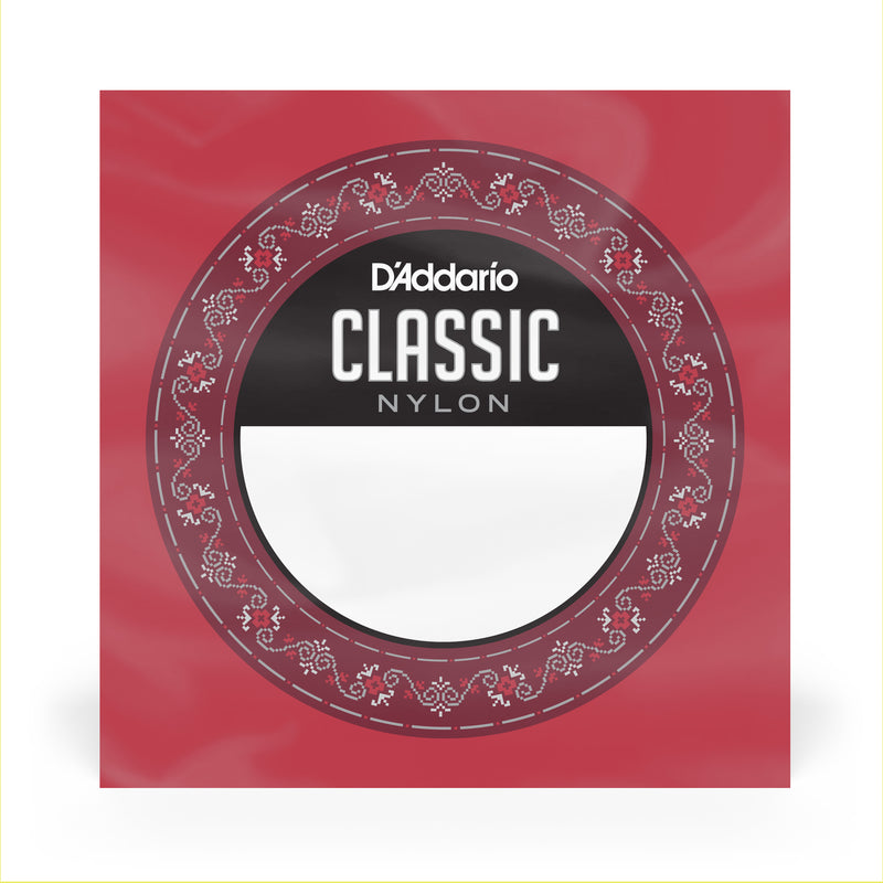D'Addario J27H04  Student Nylon Classical Guitar Single String, Hard Tension, Fourth String