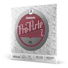 D'Addario Pro-Arte Violin String Set, 1/4 Scale, Medium Tension