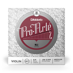 D'Addario Pro-Arte Violin String Set, 3/4 Scale, Medium Tension