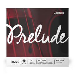 D'Addario Prelude Bass Single G String, 1/4 Scale, Medium Tension