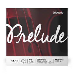 D'Addario Prelude Bass Single G String, 1/8 Scale, Medium Tension