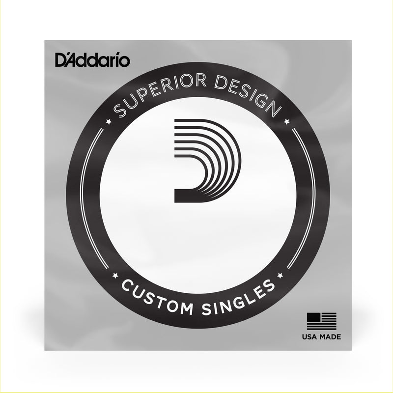 D'Addario J7502 Plain Steel Mandolin Single String, Second String, .016