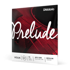 D'Addario Prelude Violin String Set, 1/8 Scale, Medium Tension