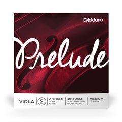 D'Addario Prelude Viola Single C String, Extra Short Scale, Medium Tension