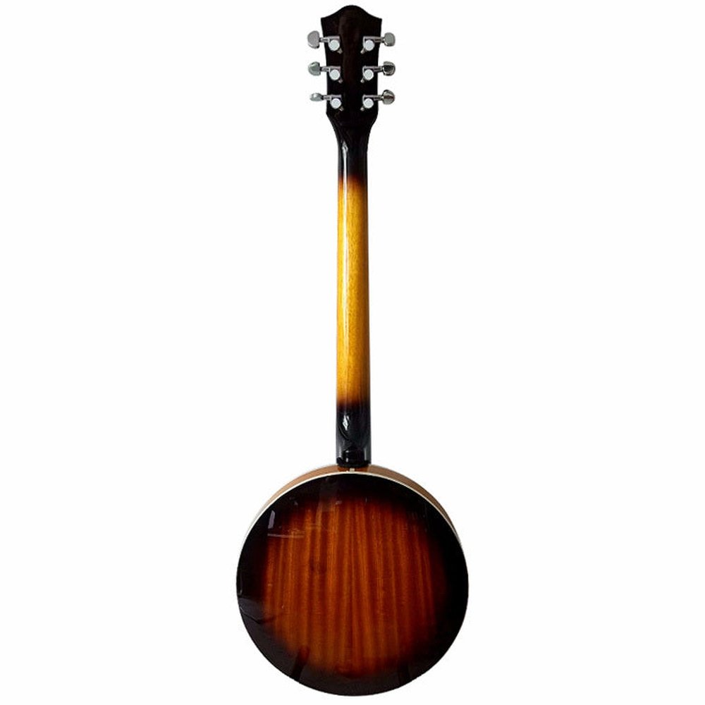J.Reynolds 6-String Banjo with Resonator in 2-Tone Sunburst Gloss