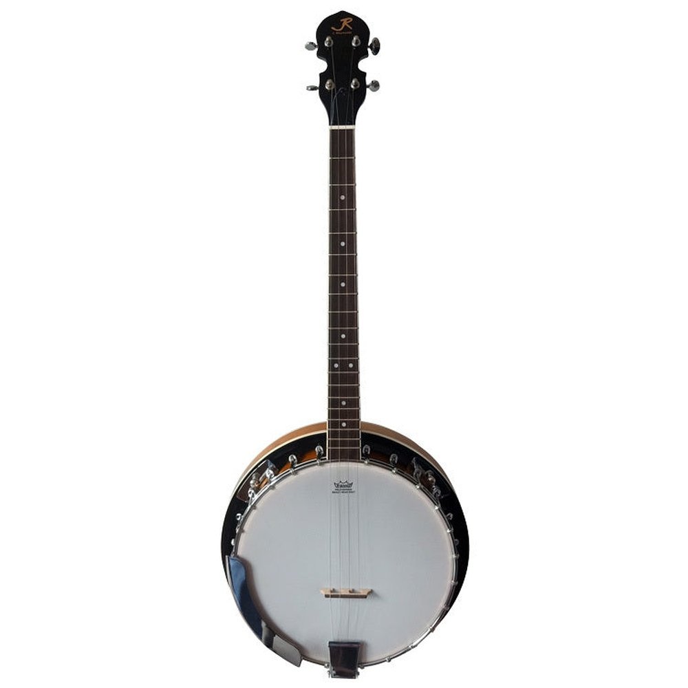J.Reynolds 4-String Tenor Banjo with Resonator in 2-Tone Sunburst Gloss