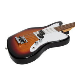 J&D Luthiers 4-String JM-Style Electric Bass Guitar (Tobacco Sunburst)