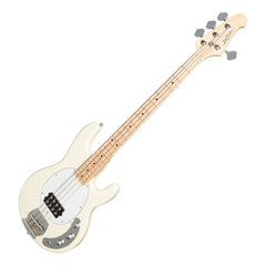 J&D Luthiers 4-String MM-Style Electric Bass Guitar (Vintage White)