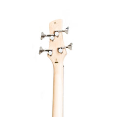 J&D Luthiers 4-String T-Style Contemporary Active Electric Bass Guitar (Natural Satin)