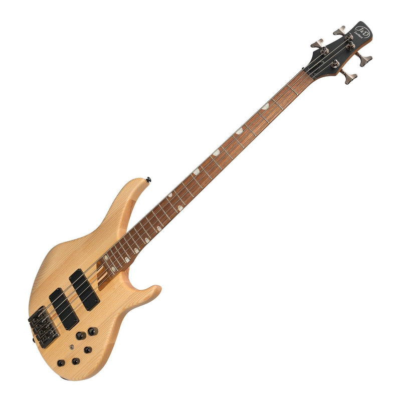 J&D Luthiers '48 Series' 4-String Contemporary Active Electric Bass Guitar (Natural Satin)