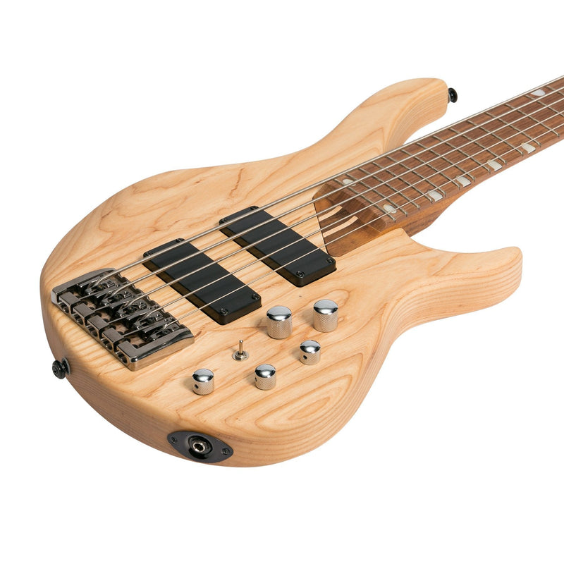 J&D Luthiers '48 Series' 5-String Contemporary Active Electric Bass Guitar (Natural Satin)