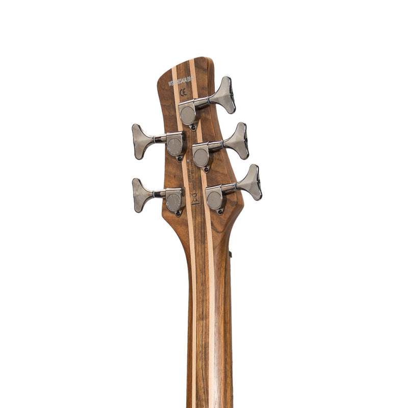 J&D Luthiers '48 Series' 5-String Contemporary Active Electric Bass Guitar (Natural Satin)