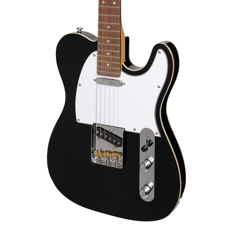 J&D Luthiers Custom TE-Style Electric Guitar (Black)