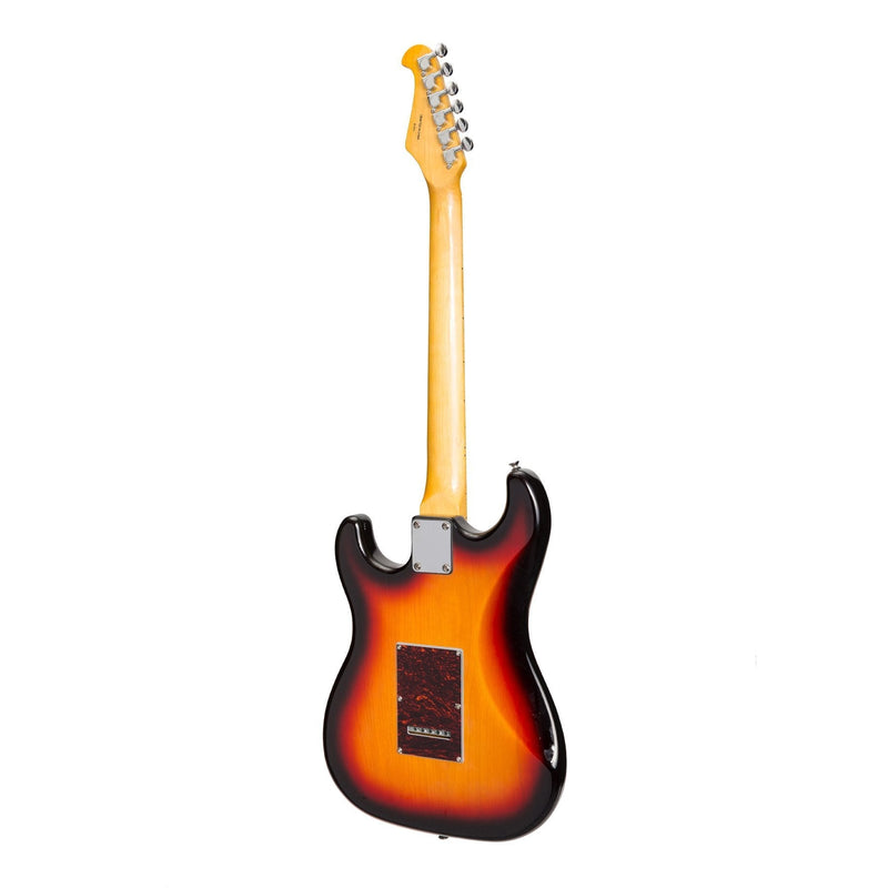 J&D Luthiers 'HSS' ST-Style Electric Guitar (Tobacco Sunburst)