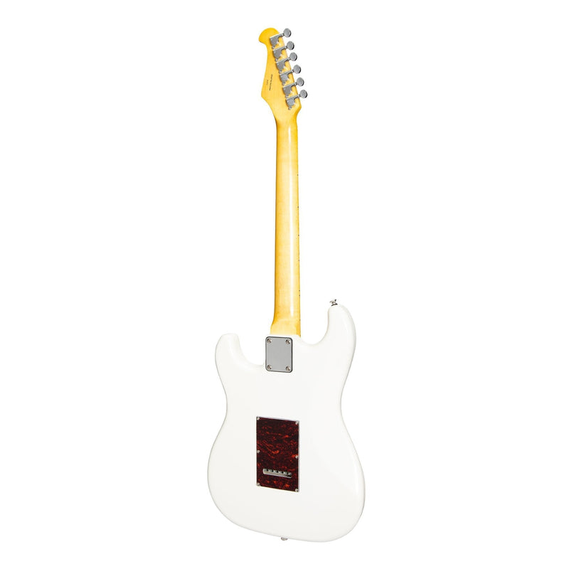 J&D Luthiers 'HSS' ST-Style Electric Guitar (White)