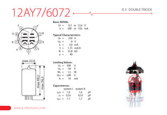 JJ Electronic 12AY7/6072 Preamplifying Tube