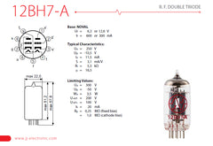 JJ Electronic 12BH7-A Preamplifying Tube