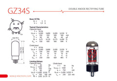 JJ Electronic GZ34/5AR4 Rectifying Tube