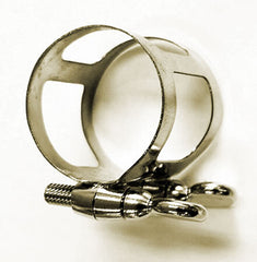 J.Michael Metal Clarinet Ligature in Chrome Finish