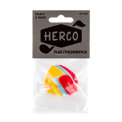 HERCO Flat Thumb Pick Players Pack. JPHE113