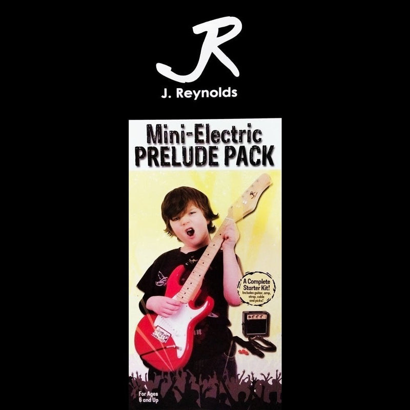 J.Reynolds Mini ST Electric Guitar Prelude Starter Pack in Red