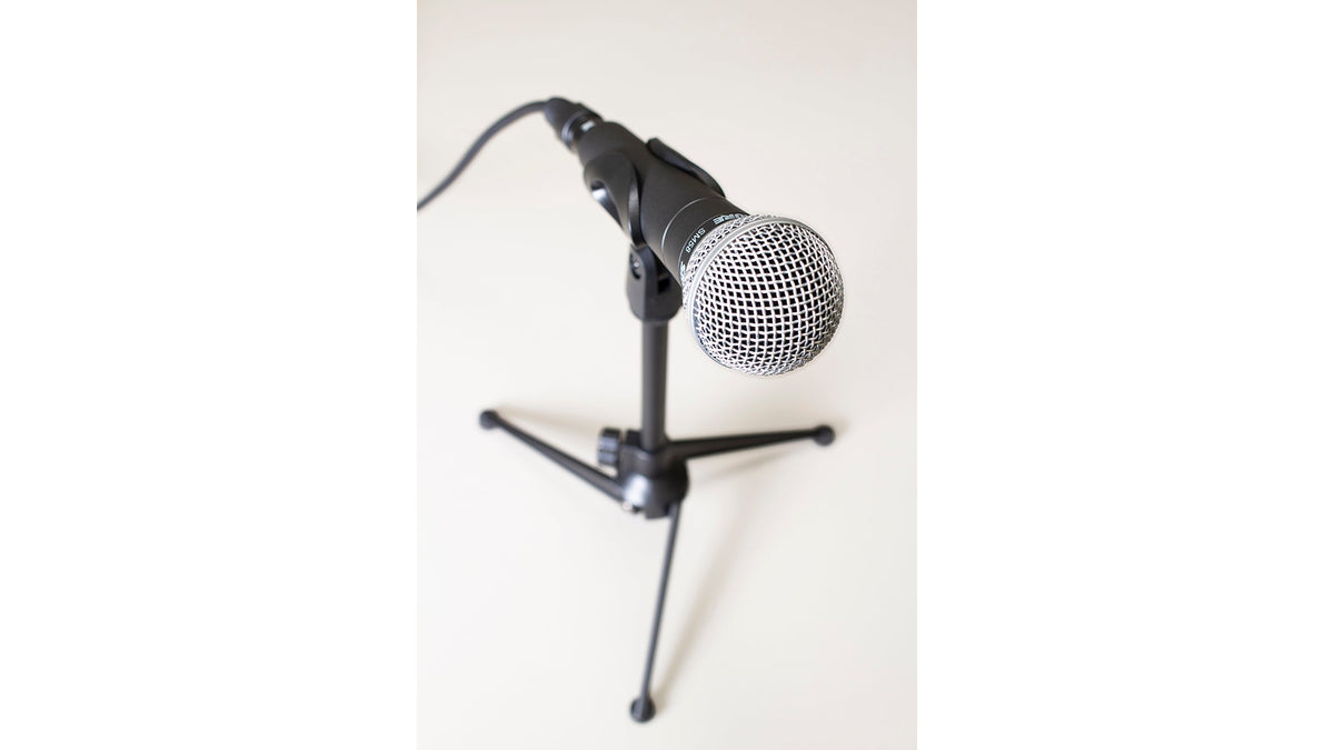 JamStands JS-MMS1 JamStands Mini Tripod Table-Top Mic Stand/Mic Clip