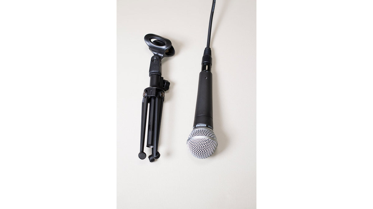 JamStands JS-MMS1 JamStands Mini Tripod Table-Top Mic Stand/Mic Clip