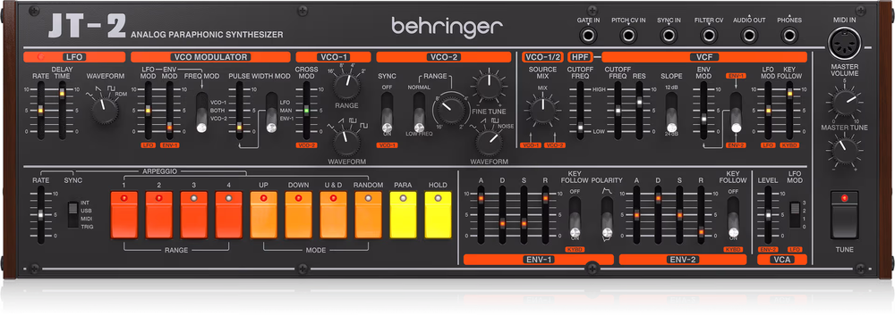 Behringer JT-2 Euro Rack Paraphonic Synthesiser