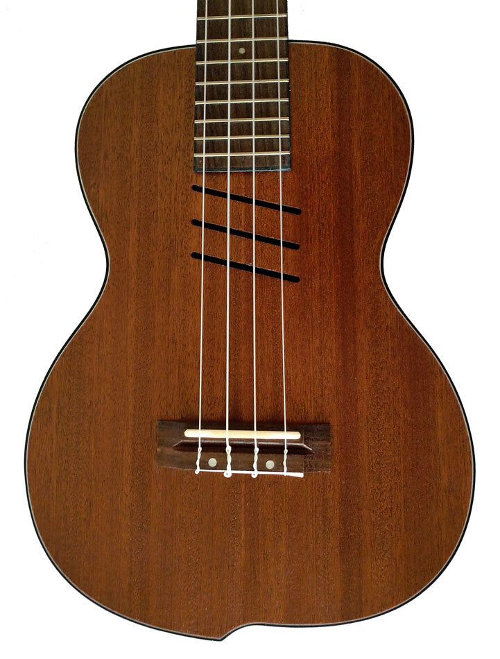 Kealoha JU-Series Tenor Ukulele with Offset Design in Natural Brown