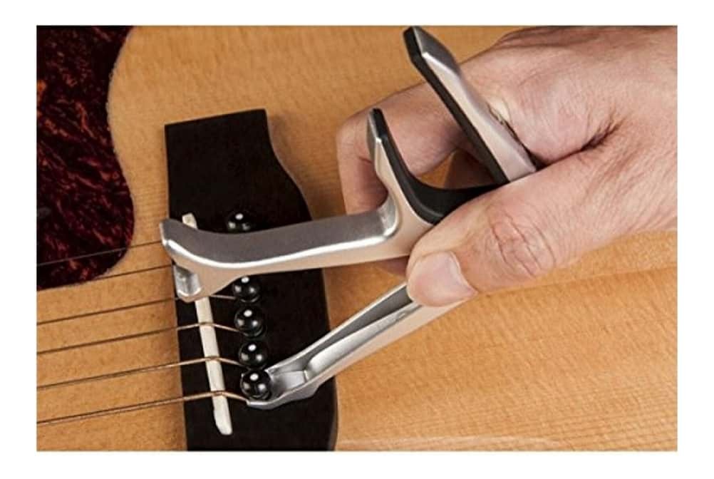 JOYO JCP-02 Capo for Acoustic and Electric Guitars - Silver