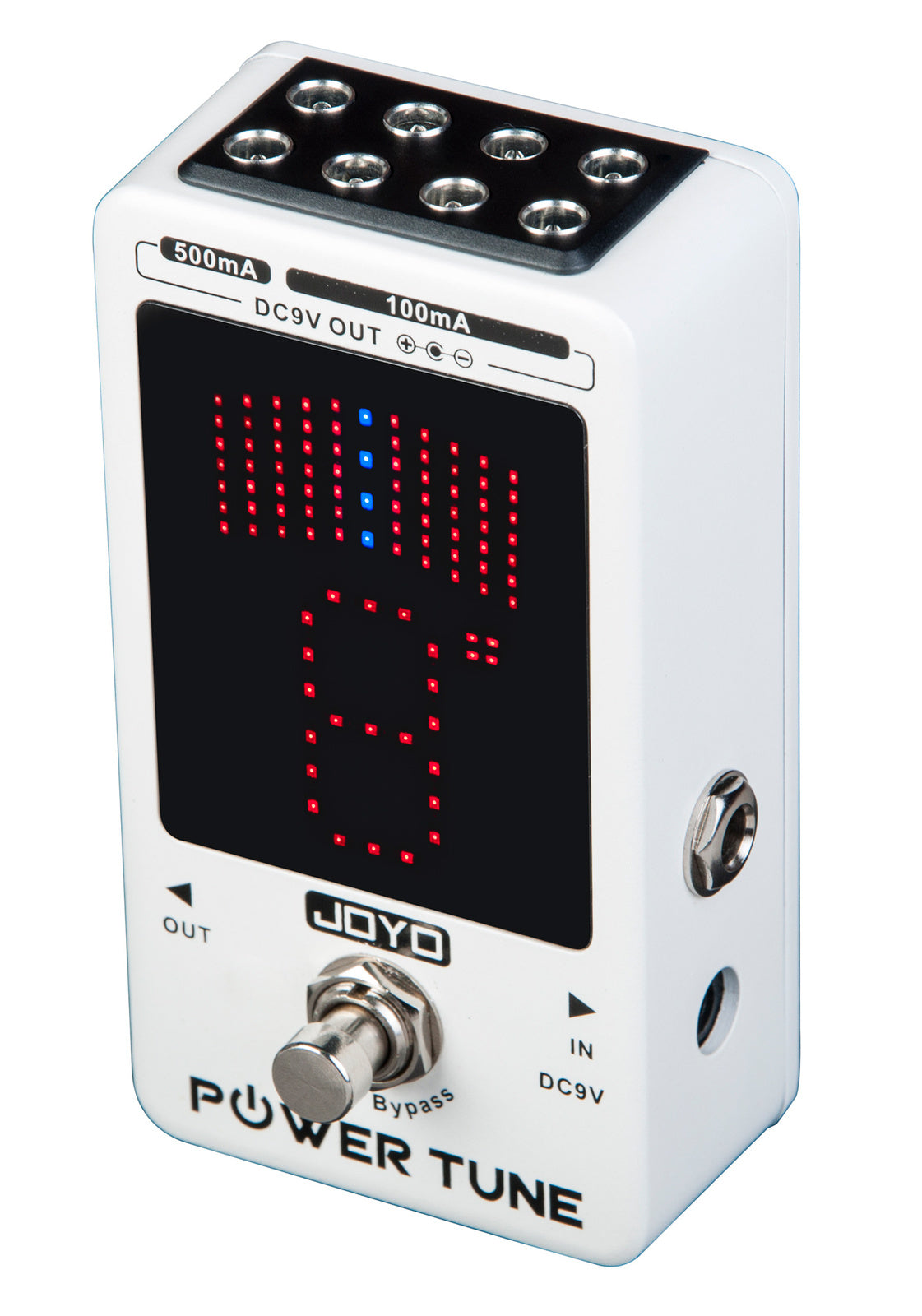 JOYO JF-18R Power Tune - Guitar Tuner/Power Supply Combo