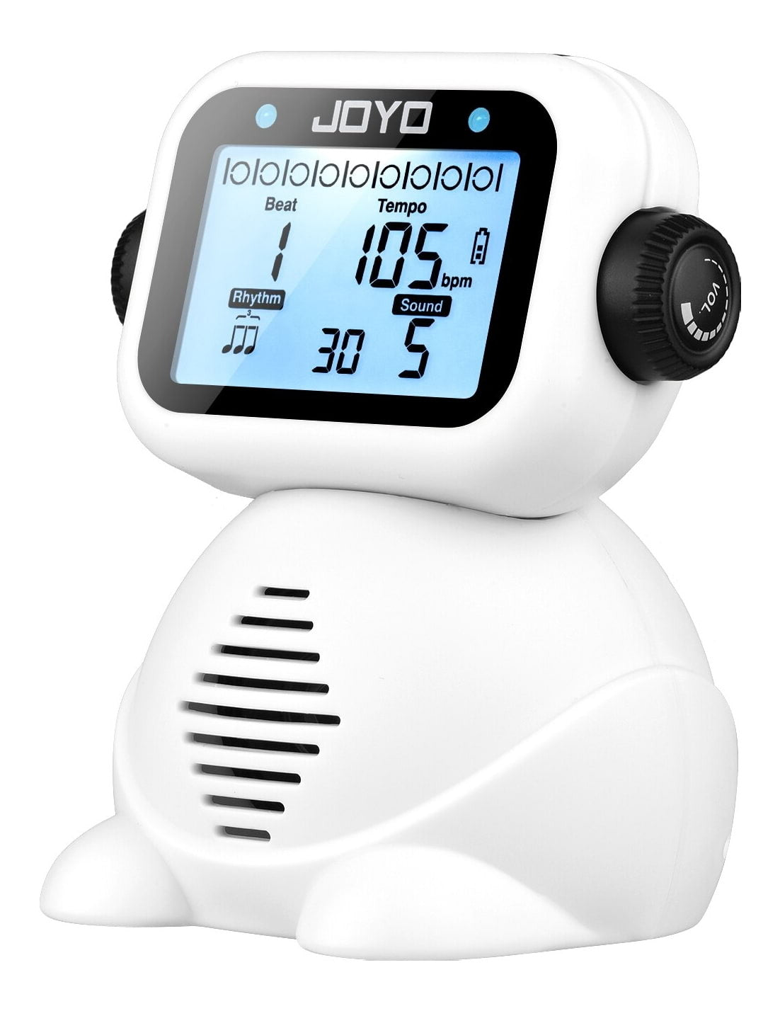 JOYO JM-93 Digital Voice Rechargeable Metronome - White