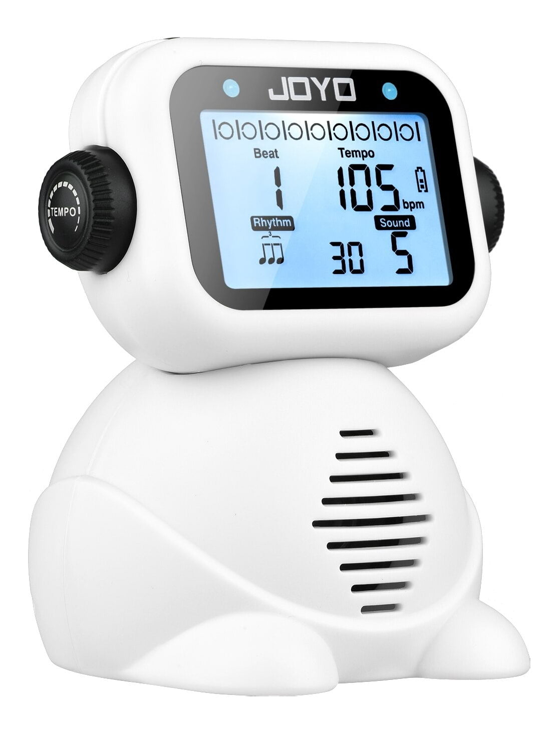 JOYO JM-93 Digital Voice Rechargeable Metronome - White