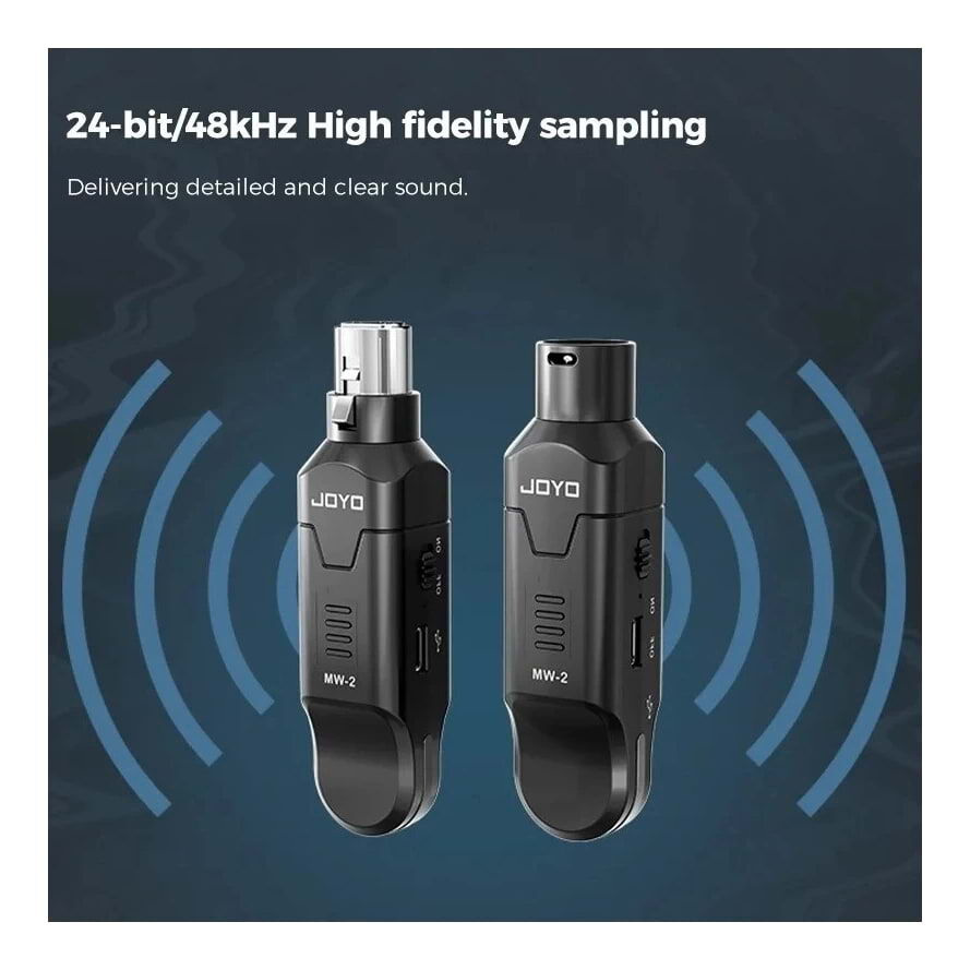JOYO MW-2 2.4Ghz Snap-on Wireless Microphone System