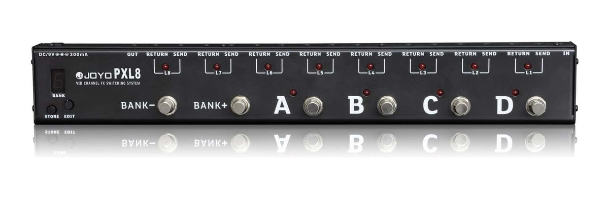 JOYO PXL-8 Guitar Effects Pedal Switcher - 8 Loop