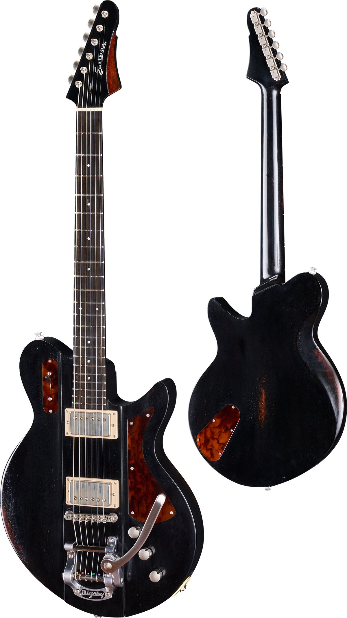 Eastman Juliet/v Bigsby Electric Guitar - Antique Black