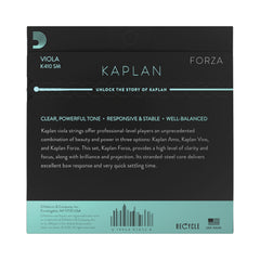 D'Addario Kaplan Forza Viola String Set, Short Scale, Medium Tension