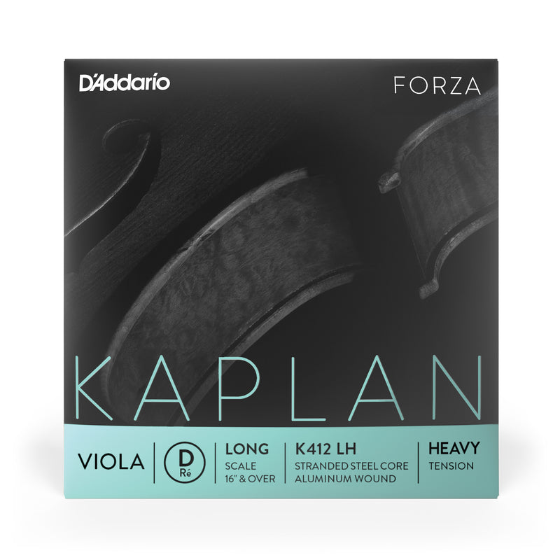 D'Addario Kaplan Forza Viola Single D String, Long Scale, HeavyTension