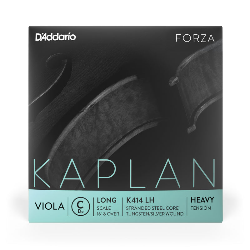 D'Addario Kaplan Forza Viola Single C String, Long Scale, HeavyTension