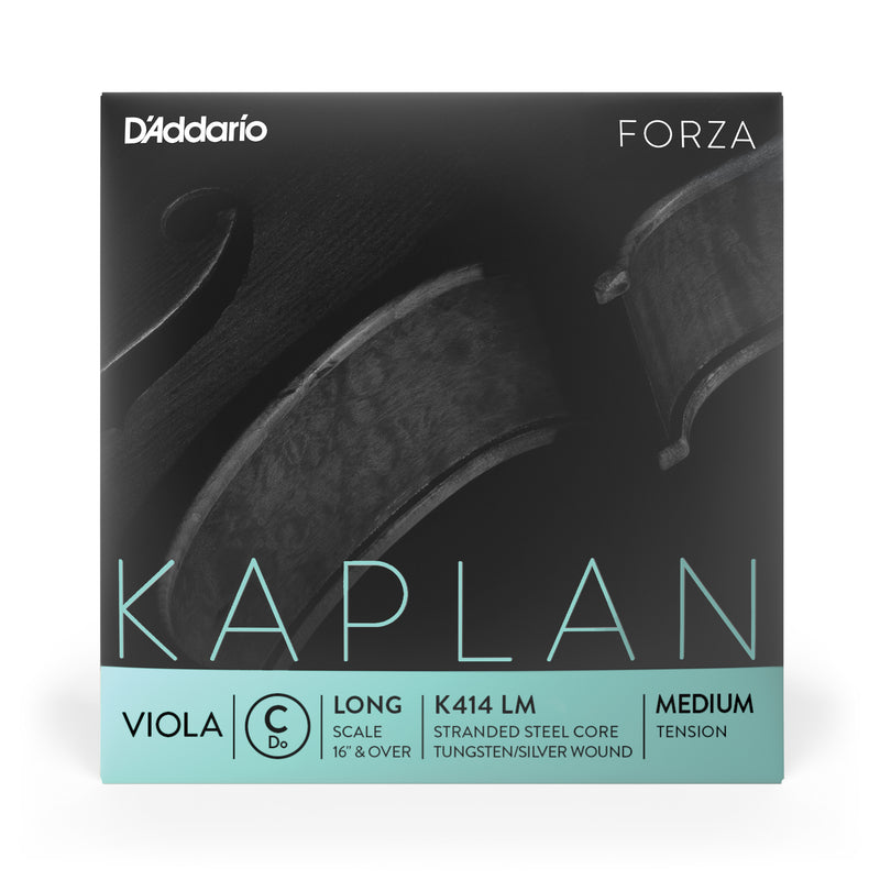 D'Addario Kaplan Forza Viola Single C String, Long Scale, Medium Tension